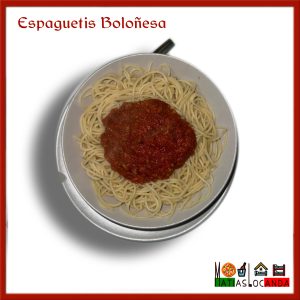 Espaguetis Boloñesa
